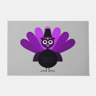 Purple Tom Turkey Doormat