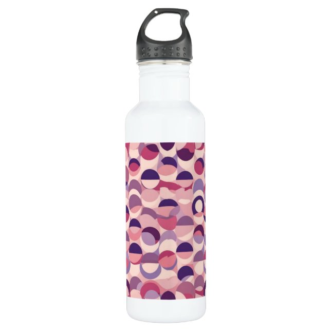 Purple Tone Contemporary Design 710 Ml Water Bottle (Front)