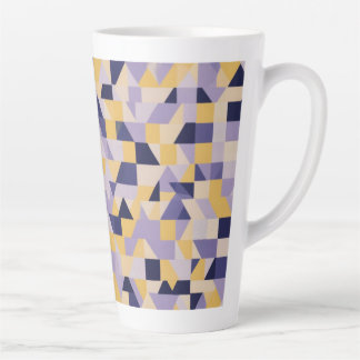 Purple Tone Contemporary Design Latte Mug