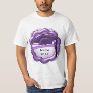 Purple Tone Grad Cap custom T-Shirt