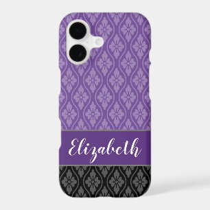 Purple Traditional Japanese Tatewaku Pattern