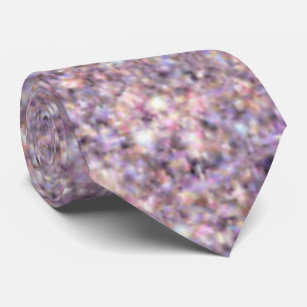Purple Treasure Mermaid Glitter Neutral Tones Tie