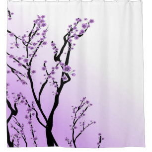 Purple tree Design 38 Shower Curtain