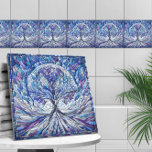 Purple Tree of Tranquillity Mosaic art<br><div class="desc">Purple Tree of Tranquillity Mosaic art</div>