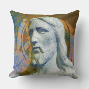 Purple Trees Jumbo Outdoor Pillow