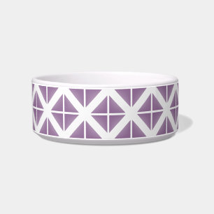 Purple Trendy Triangle Pattern Bowl