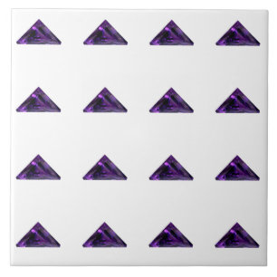 Purple Triangle Tile