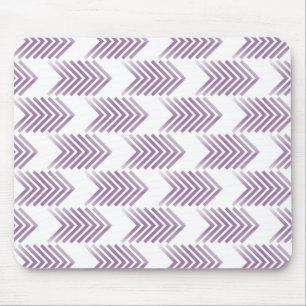 Purple Tribal Arrow Pattern Mouse Pad