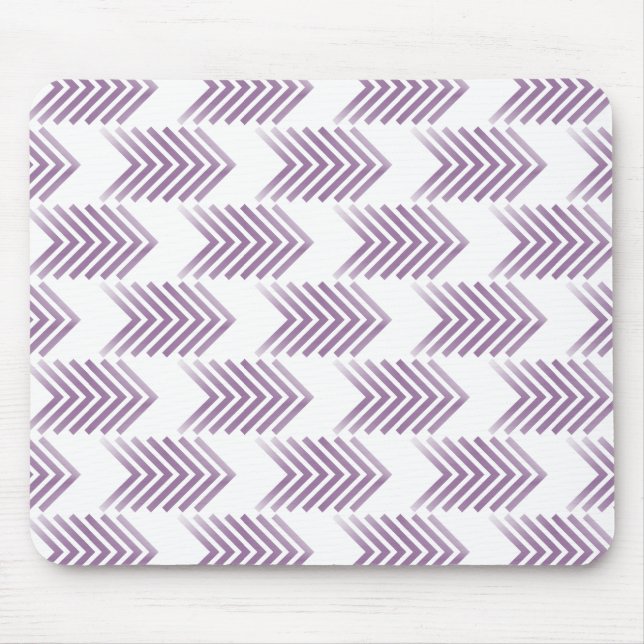 Purple Tribal Arrow Pattern Mouse Pad (Front)