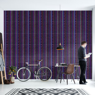 Purple tribal design wallpaper