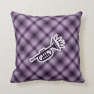 Purple Trumpet Cushion