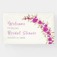 Purple Trumpet Vine Flower Garden Bridal Shower