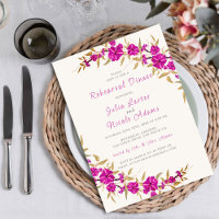 Purple Trumpet Vine Flower Garden Rehearsal Dinner