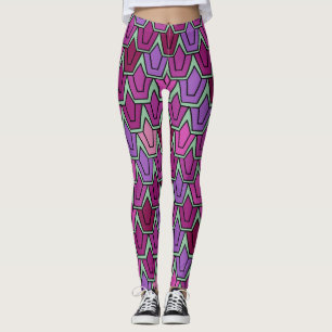 Purple Tulip Field Leggings