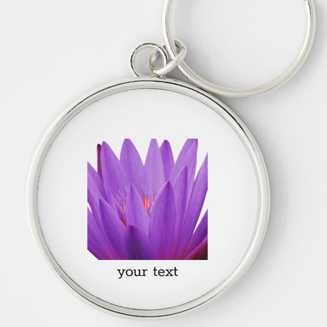 Purple Tulip Key Ring (Front)