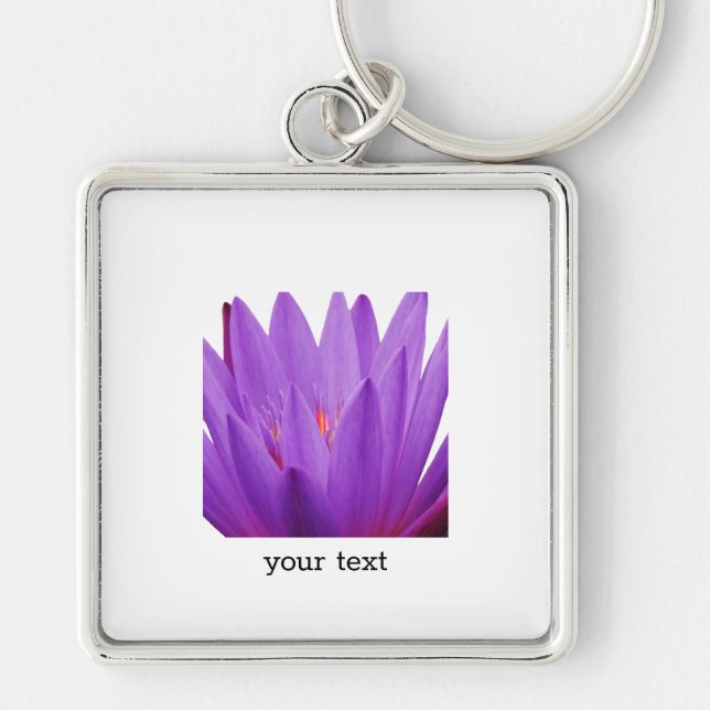 Purple Tulip Key Ring (Front)