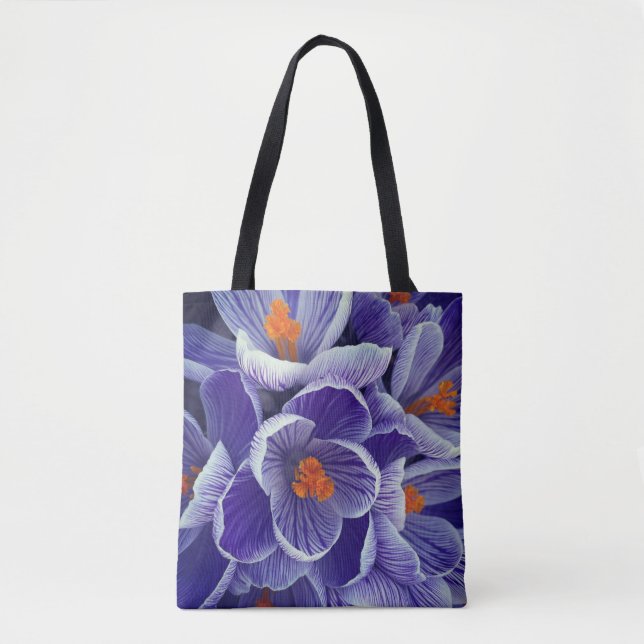 Purple Tulip Tote bag (Front)