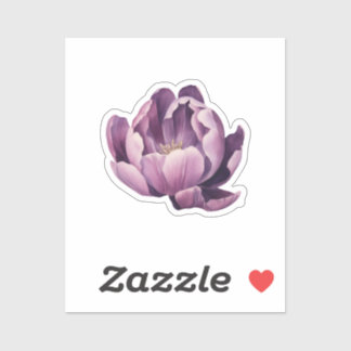 Purple Tulip Watercolor Illustration