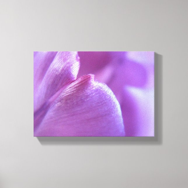 Purple Tulip Wrapped Canvas (Front)