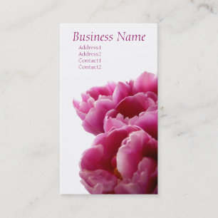Purple Tulips Business Cards