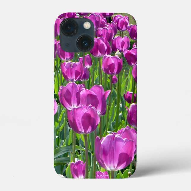 Purple Tulips Case-Mate iPhone Case (Back)