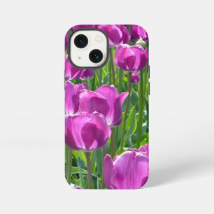 Purple Tulips iPhone 13 Mini Case