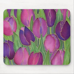 Purple Tulips Mousepad
