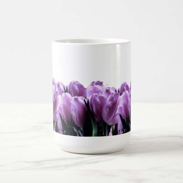 Purple Tulips Mugs (Center)