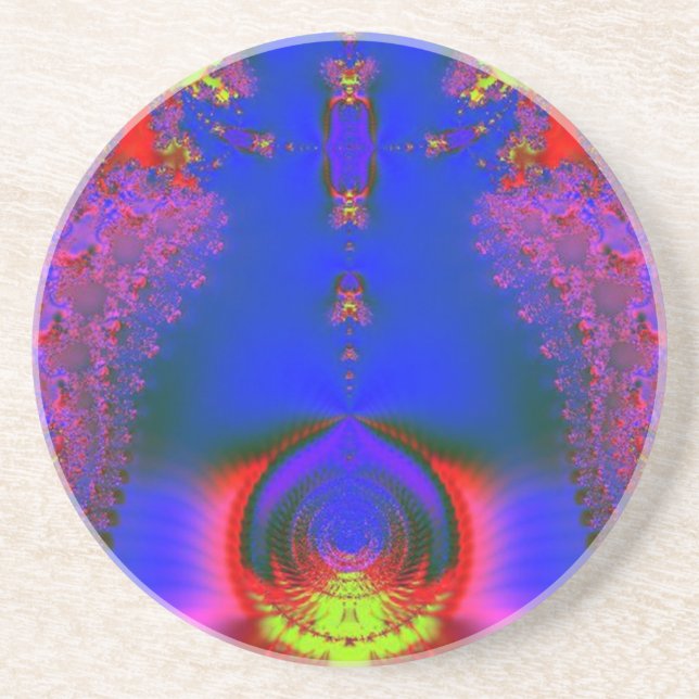 Purple Tunnel To Universe of Colour Coaster (Front)