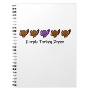 Purple Turkey Small Notebook
