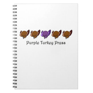 Purple Turkey Small Notebook