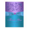 Purple, Turquoise Thank You Card - Invite Style