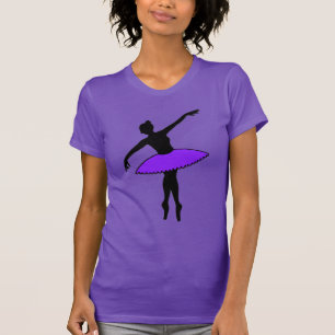 Purple Tutu Ballerina Ballet Dance Teacher Gift T-Shirt