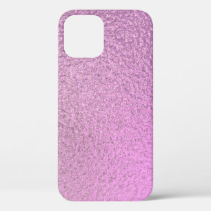 Purple ultra violet foil paper texture background. iPhone 12 case