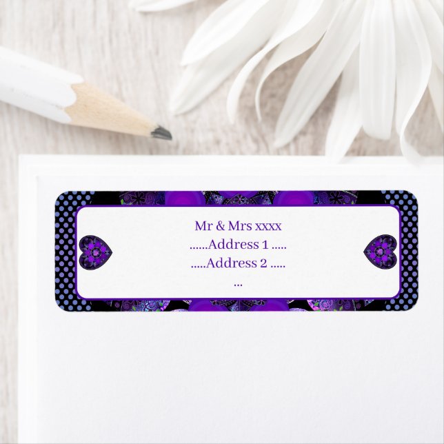 Purple umbrella & hearts .7 (Insitu)