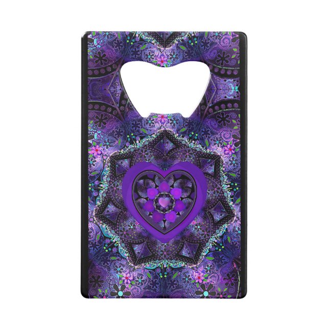 Purple umbrella & hearts .7 (Front)