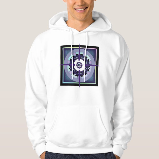 Purple umbrella & hearts .7 hoodie (Front)
