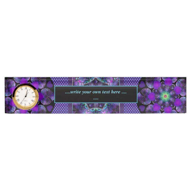 Purple umbrella & hearts .7 nameplate (Front)