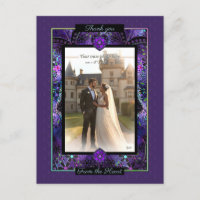 Purple umbrella & hearts .7