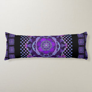 Purple umbrella & Hearts Body Cushion