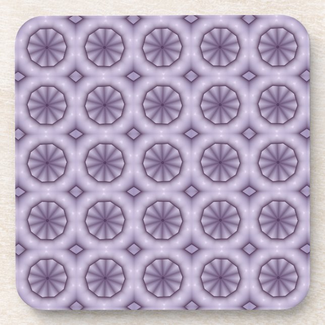 Purple Umbrellas Coaster (Front)