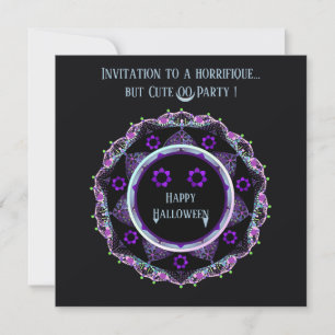 purple Unbrella & Hearts.7 Invitation
