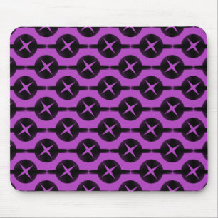 Purple Uncommon Circles Mousepad
