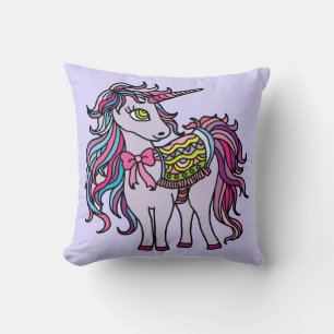 Purple Unicorn Cushion