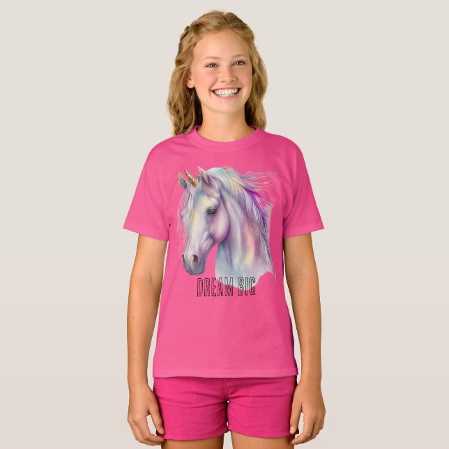 Purple Unicorn Dream T-Shirt (Front Full)