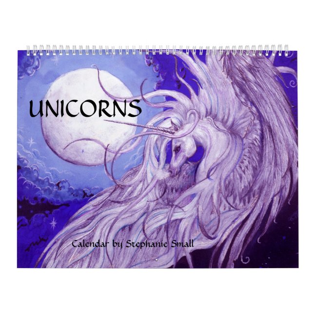 Purple Unicorn Horse Pony Cute Love Best Equine Calendar (Cover)