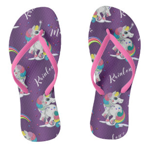 Purple Unicorn Magic Jandals