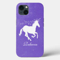 Purple Unicorn Personalised Case-Mate iPhone Case
