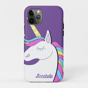 Purple Unicorn Pretty Unicorns Fantasy Case-Mate iPhone Case
