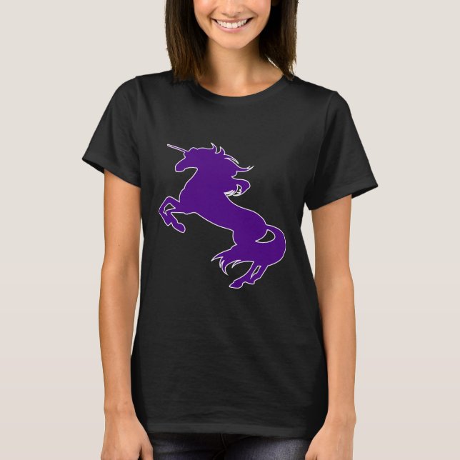 Purple Unicorn T-Shirt (Front)